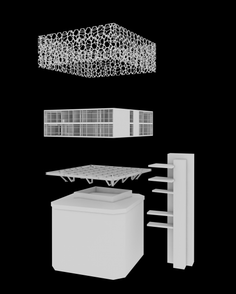BASF Creation Center Ludwigshafen Explosionszeichnung