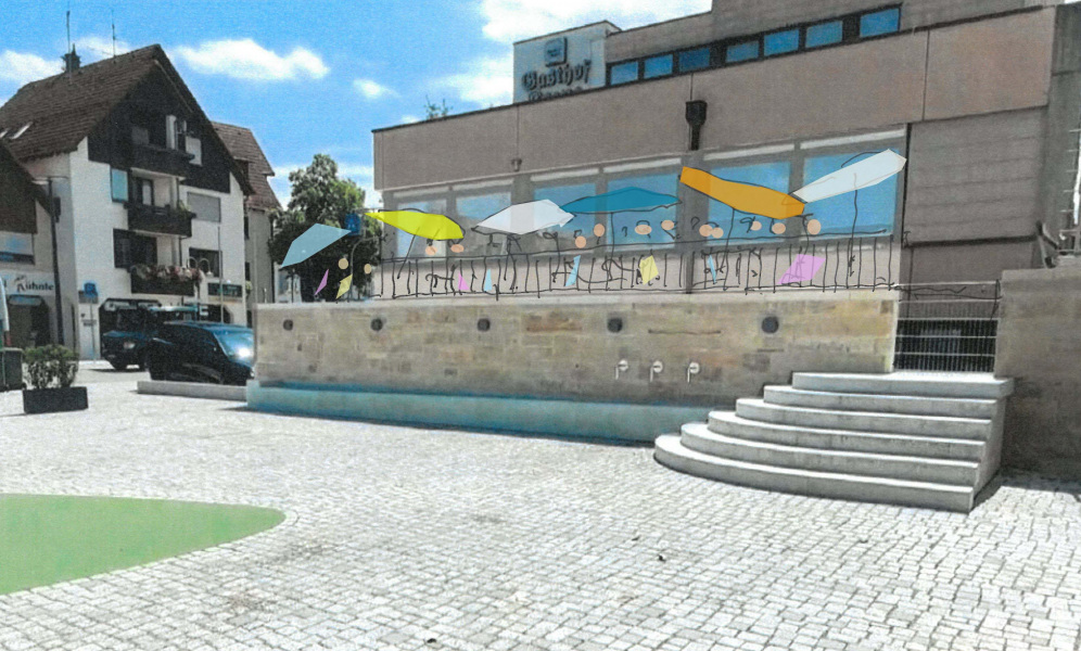 Nagold Hochdorf Neuer Dorfplatz