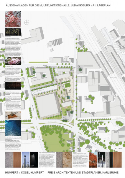 Ludwigsburg, Platz vor der MHPArena