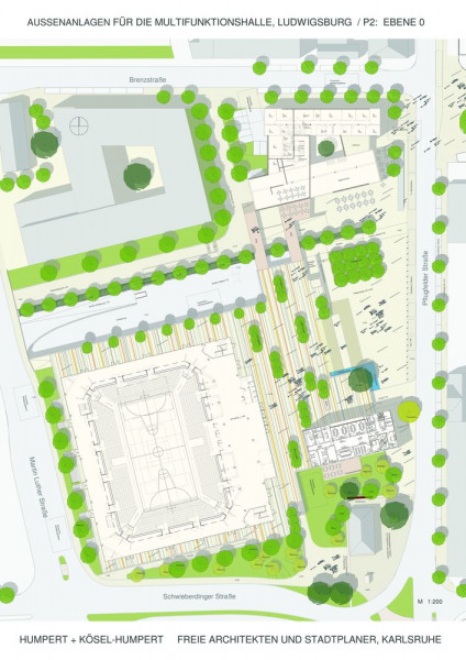 Ludwigsburg, Platz vor der MHPArena