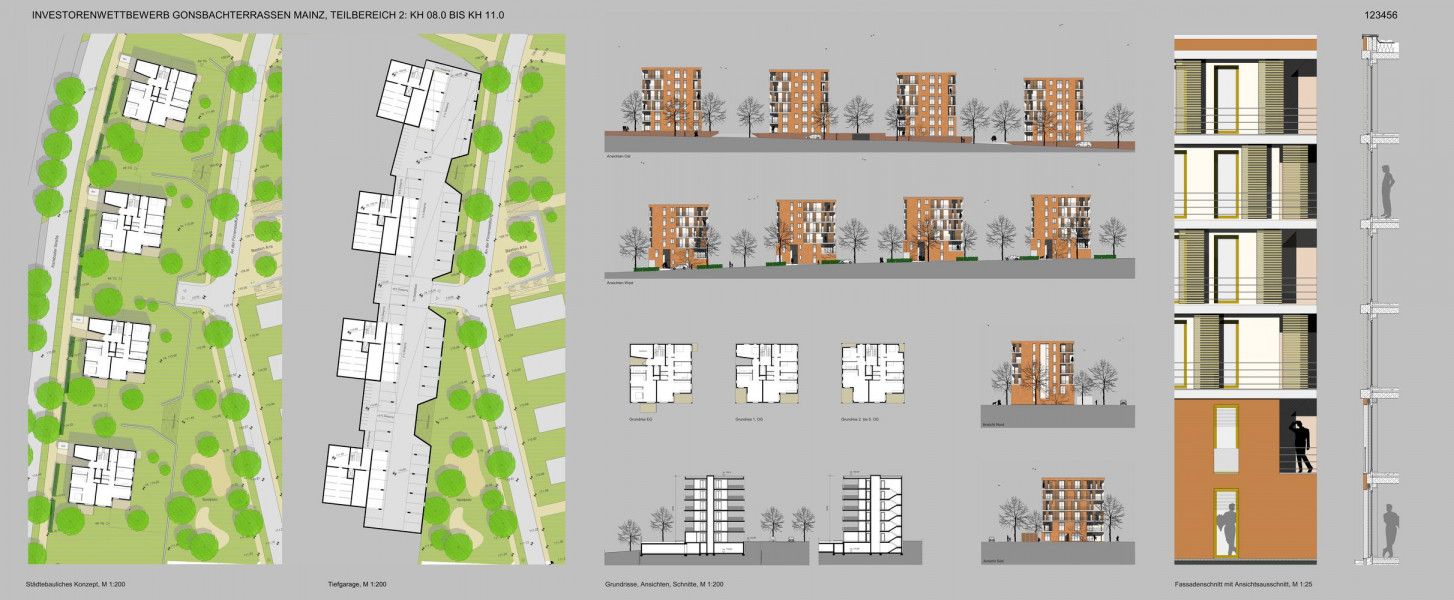 Mainz-Gonsenheim Wohnbebauung Gonsbachterrassen
