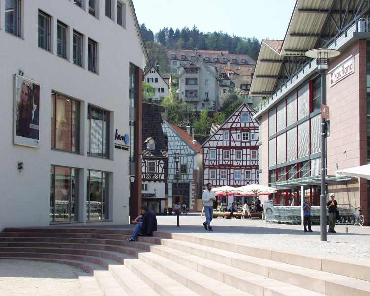 Calw Stadtpark Kleiner Brühl Treppenanlage