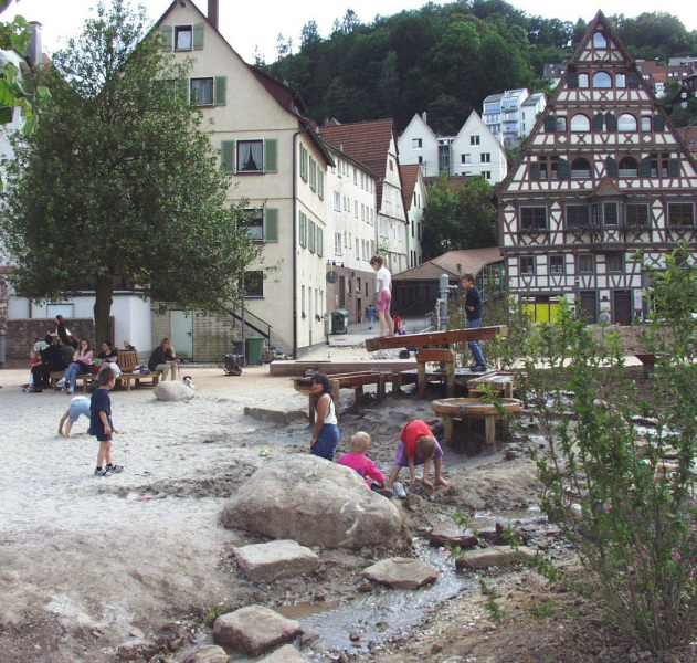 Calw Stadtpark Kleiner Brühl Spielplatz