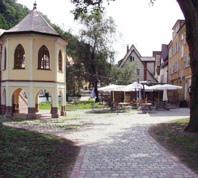 Calw Stadtpark Kleiner Brühl Biergarten
