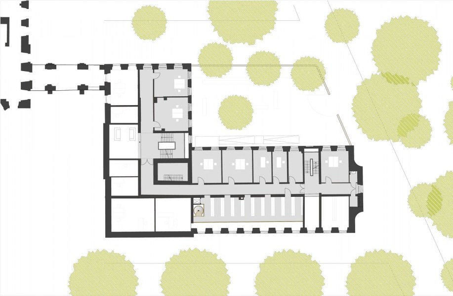 Zentralbibliothek im Direktionsgebäude Schloss Karlsruhe