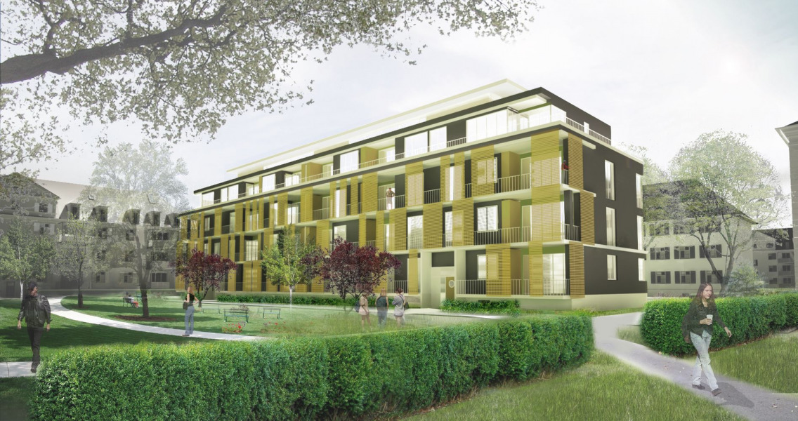 Ludwigshafen Neubau in den Hohenzollernhöfen