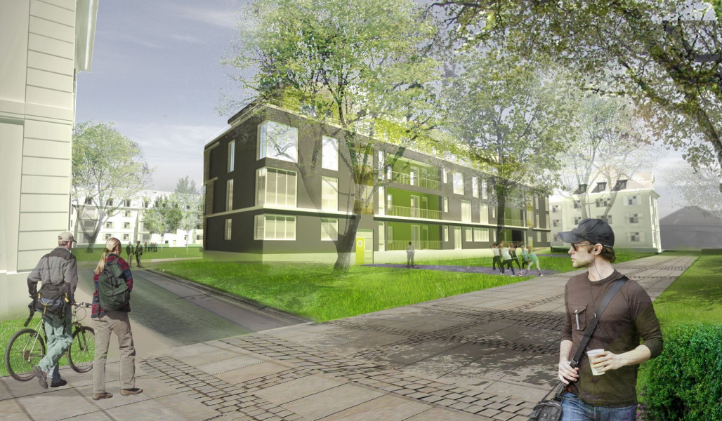 Ludwigshafen Neubau in den Hohenzollernhöfen