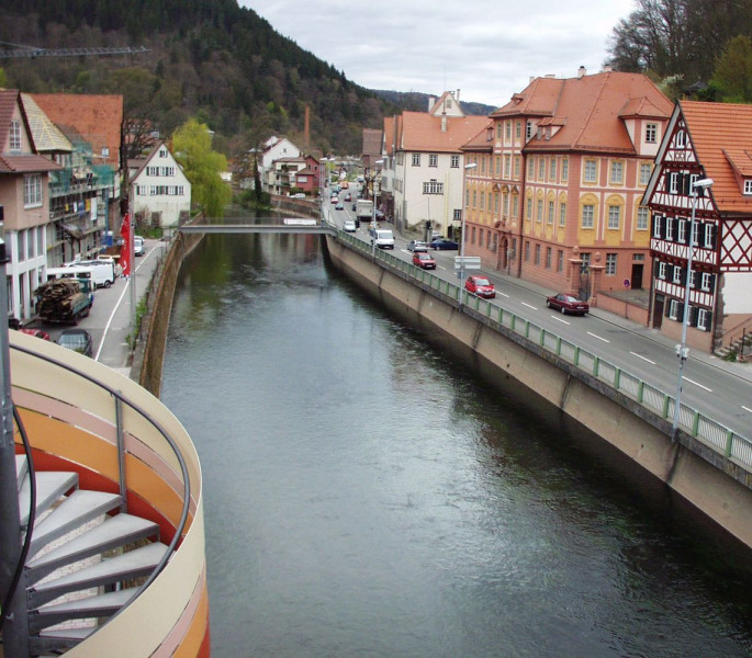 Calw Parkhaus Calwer Markt Ledergasse