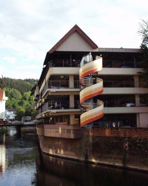 Calw Parkhaus Calwer Markt Ledergasse
