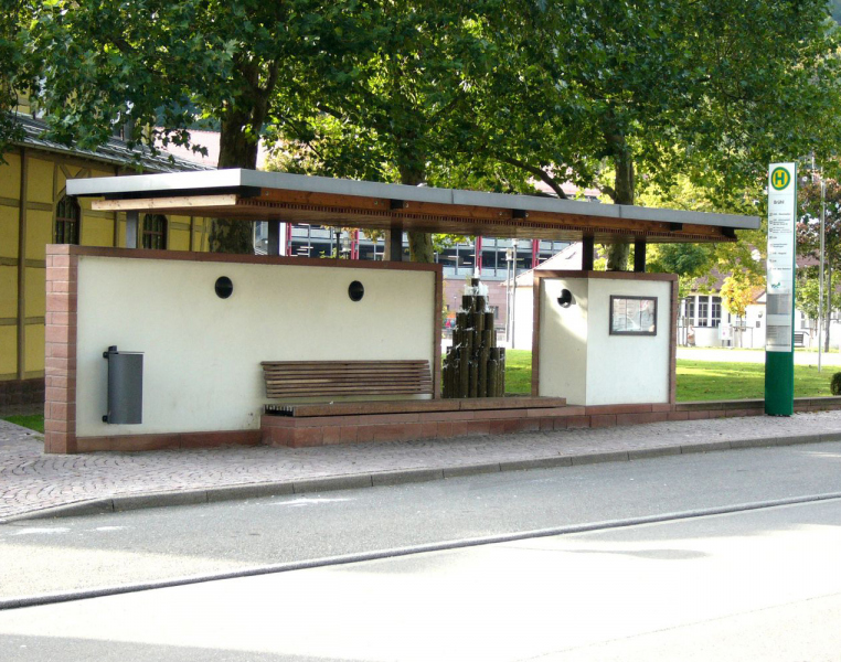Calw Stadtpark Großer Brühl Bushaltestelle