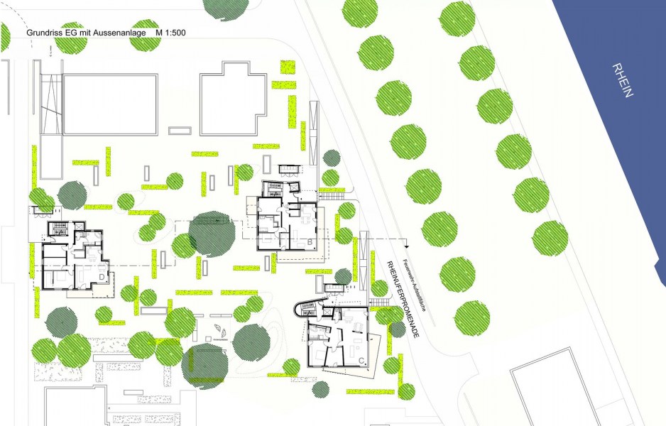 Ludwigshafen Stadtvillen Rheinufer-Süd