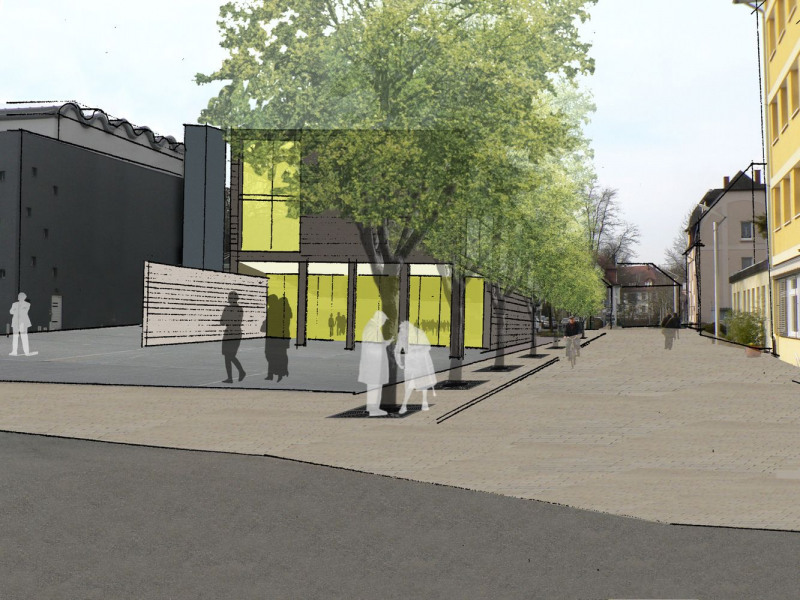 Kehl Rathaus und Stadthalle