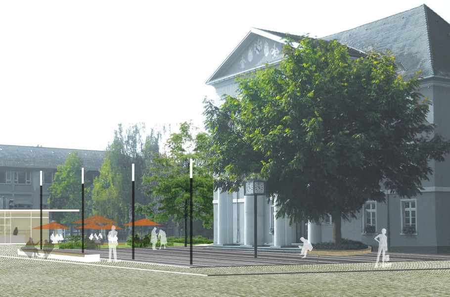 Kehl Rathaus und Stadthalle