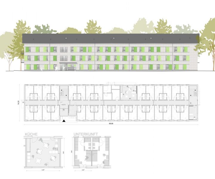 Unterkunftsgebäude Bundeswehr General Dr. Speidel-Kaserne Bruchsal