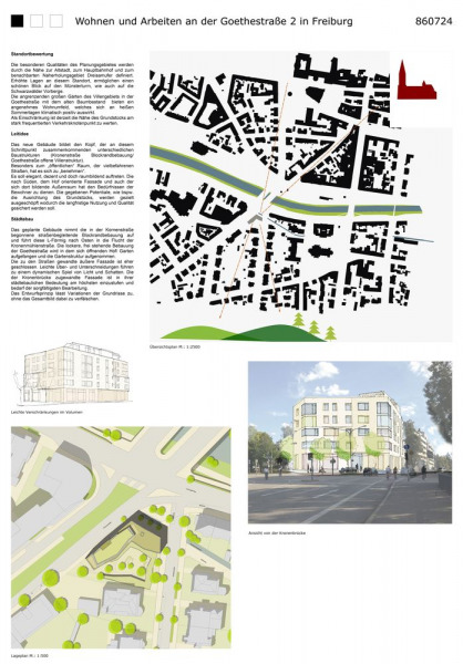 Freiburg Wohnbebauung Goethestrasse