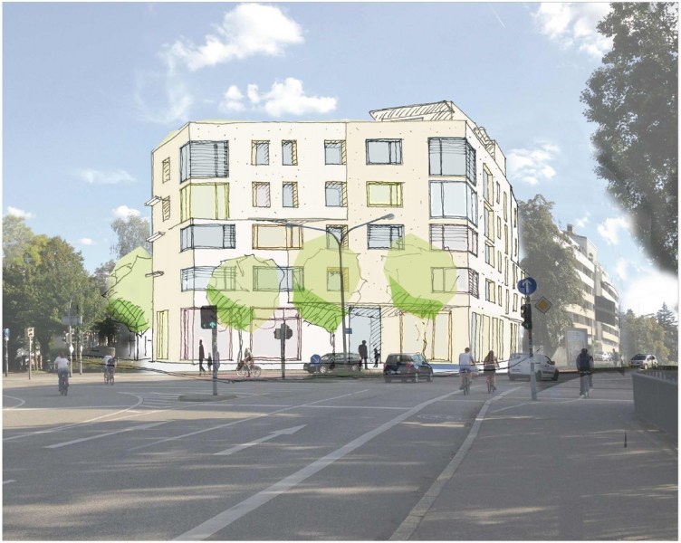 Freiburg Wohnbebauung Goethestrasse