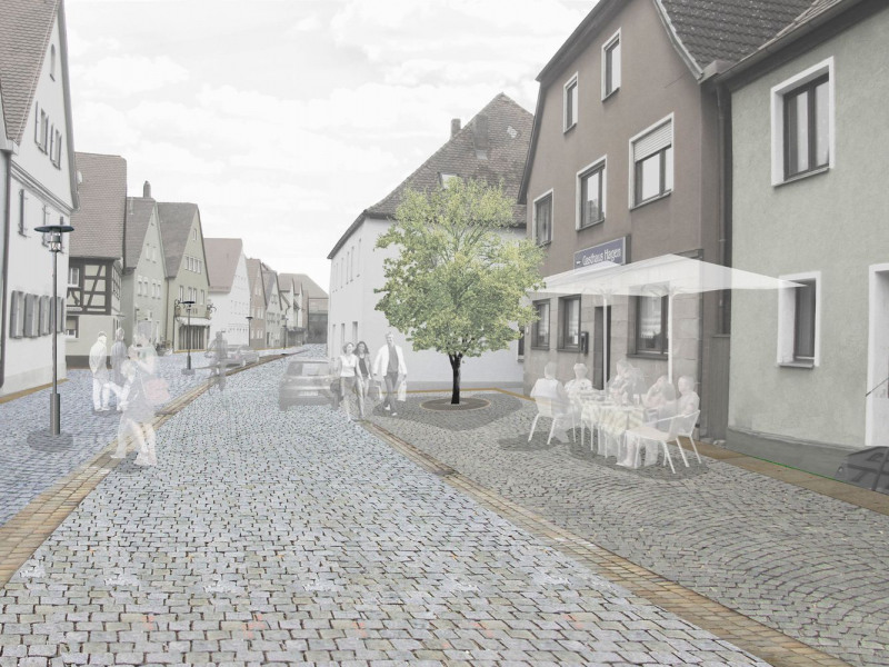 Umgestaltung Hauptstraße  Markt Erlbach